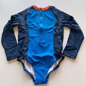 Hanna Andersson Girl One Piece Rash Guard Swim Suit 6-7 Years 120 Cm or 5T